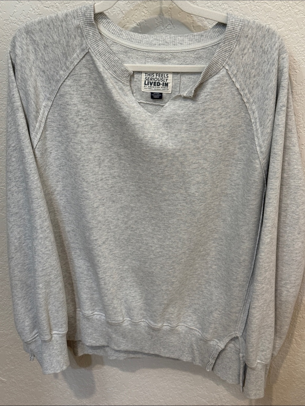American Eagle Big Hug Crew Neck Sweatshirt, Size Small